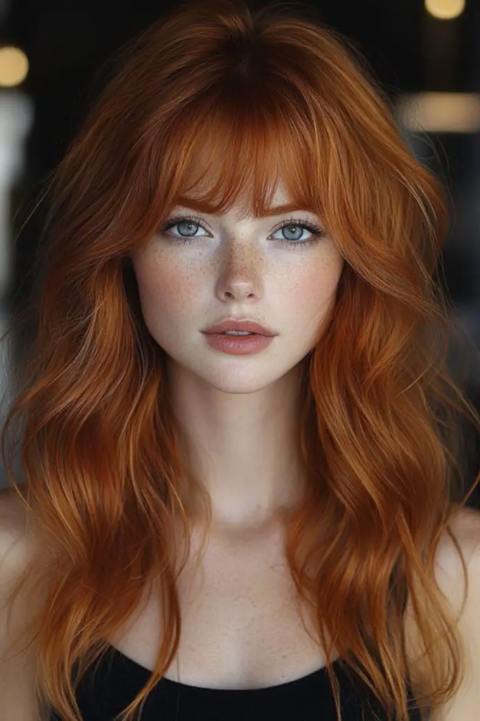 Layered Cowboy Copper with Golden Highlights