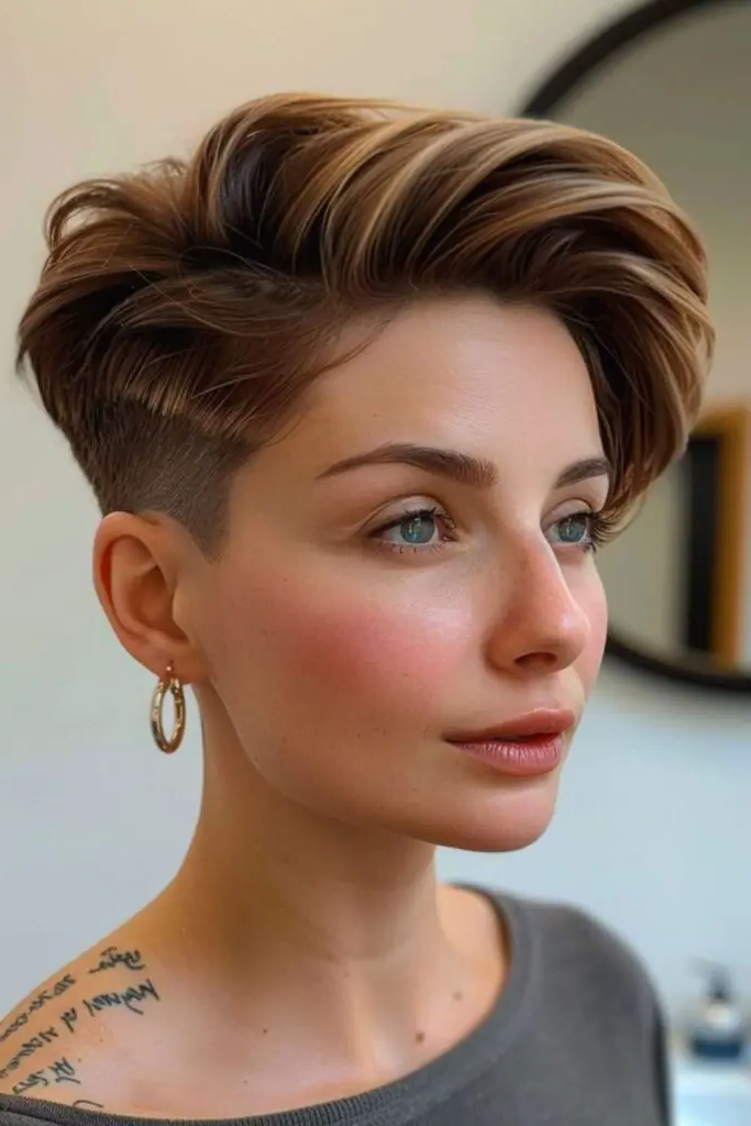 4. Sleek Razor Cut Pixie