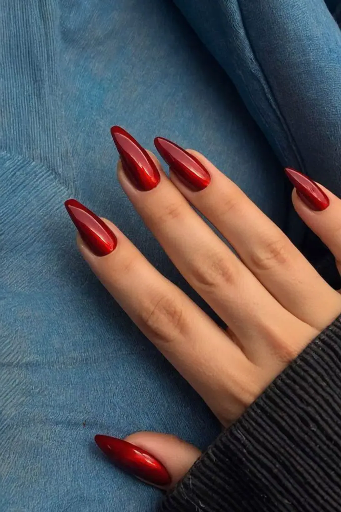 Crimson Chrome Illusion Nail Polish