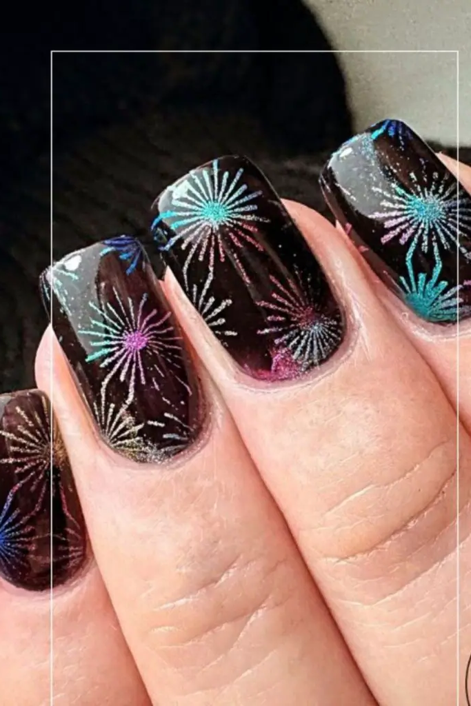 Firework Fantasy Nail Art