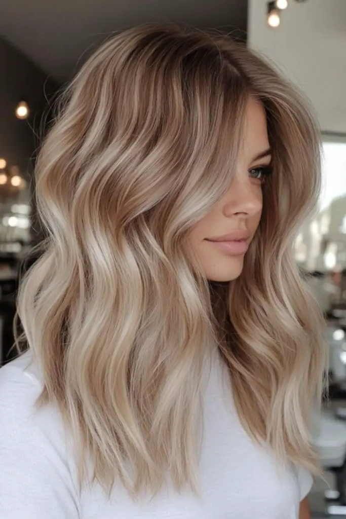 6. Honey Blonde Lowlights