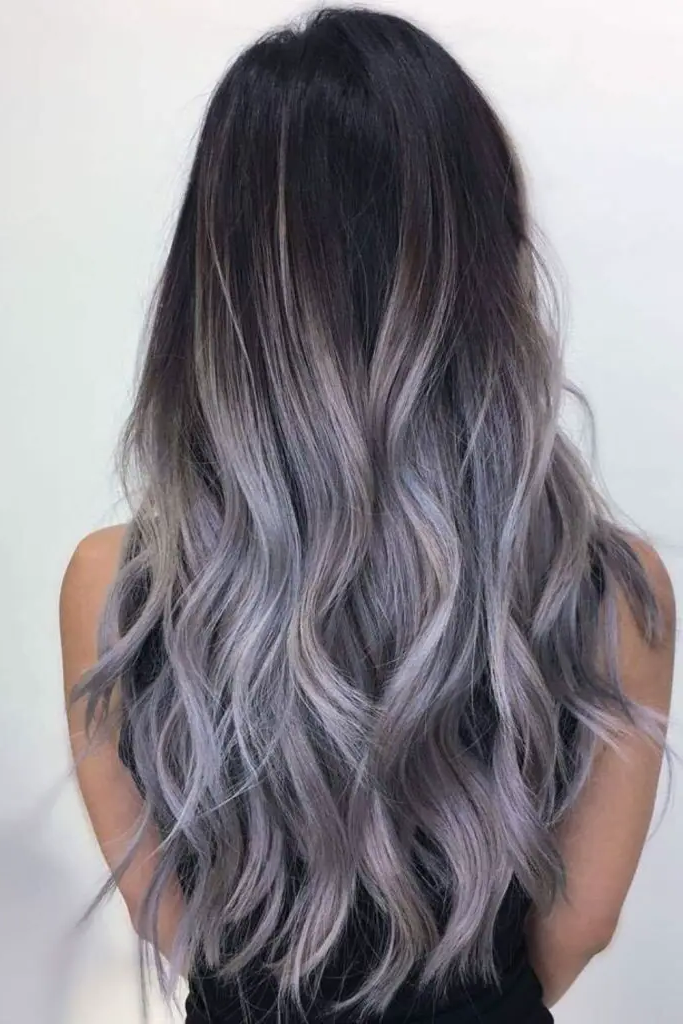 Stormy Ombre Waves Hairstyle