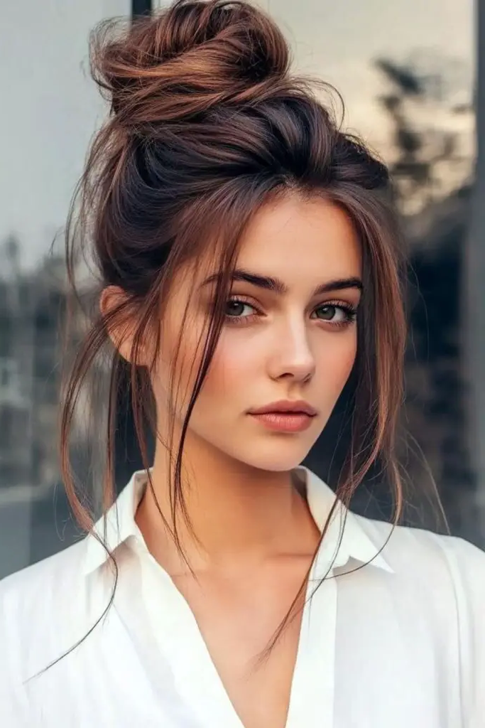 7. Satin Snarl Updo