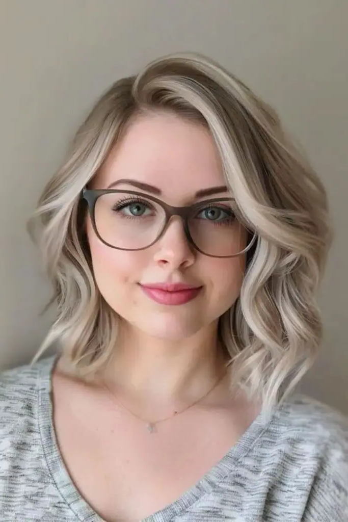 Shoulder-Length Lob with Soft Waves
