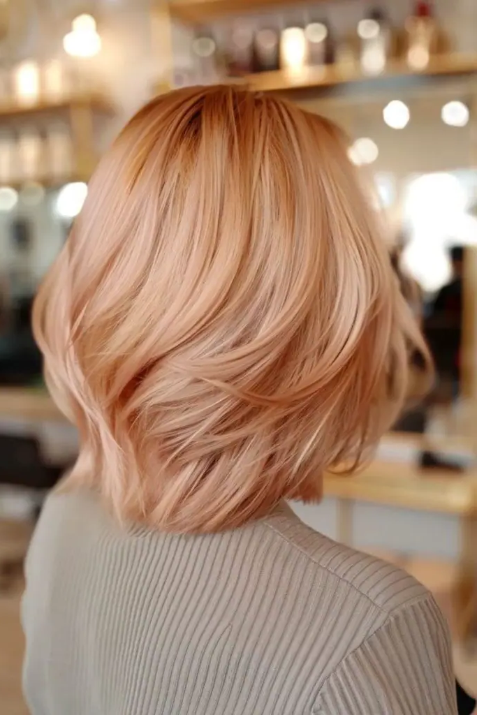 Strawberry Blonde Delight Hair Color