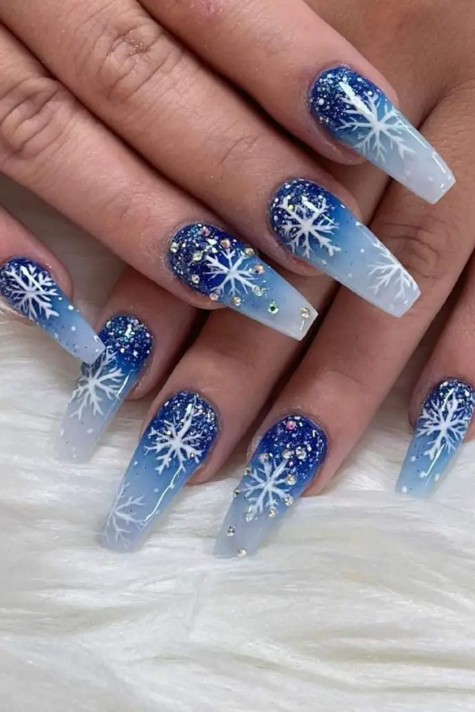 Icicle Drips Nail Art