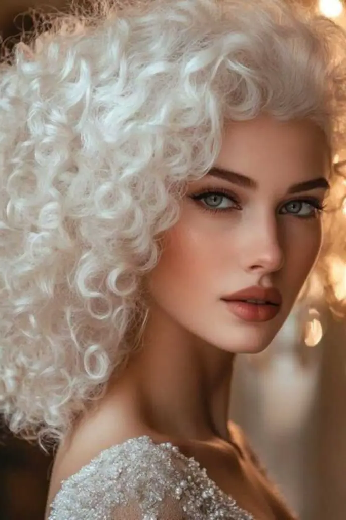 Platinum Ice Queen Hairstyle