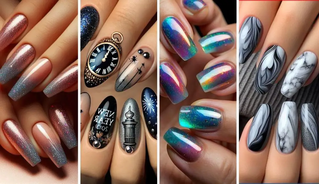New Year's nail design inspiration
